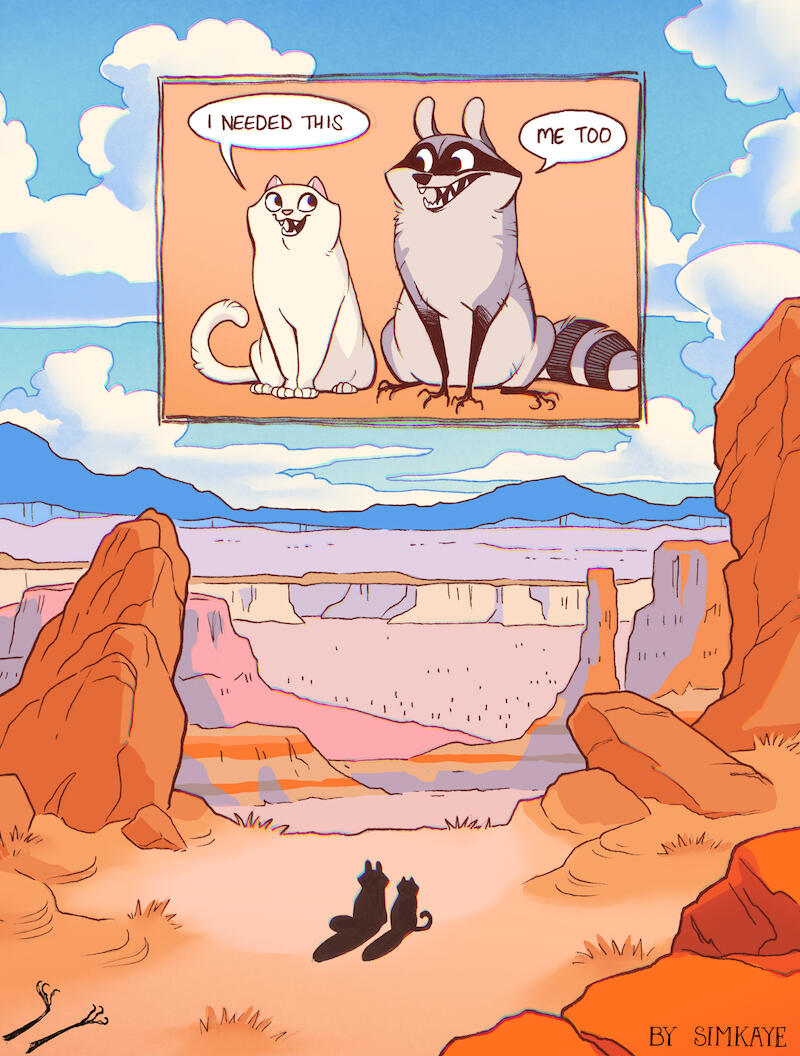 Raccoon Comic #186. Decompress