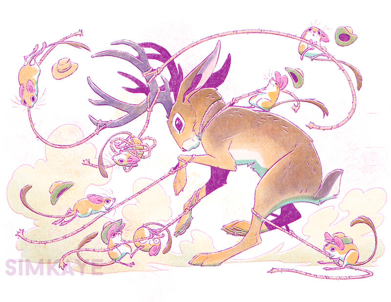 "Jackalope Wranglers" - Digital